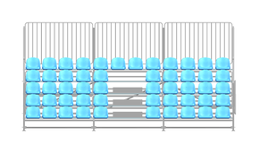 Andamios Elevados <span class=keywords><strong>de</strong></span> Metal <span class=keywords><strong>de</strong></span> Ensamblaje Rápido, Gradas para Eventos, <span class=keywords><strong>Tribunas</strong></span> <span class=keywords><strong>de</strong></span> Fútbol, Asientos - Product Image 4
