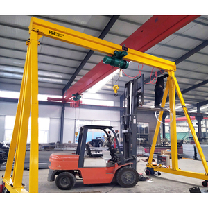 Adjustable Height Movable Mini Portable <strong>Gantry</strong> <strong>Crane</strong> 1 Ton 3 Ton 5 Ton For Workshop Services - Product Image 4