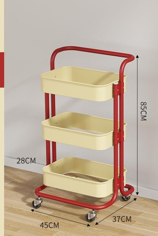 Cestino giallo + palo rosso