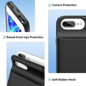 Pin Trường Hợp Đối Với <span class=keywords><strong>iPhone</strong></span> <span class=keywords><strong>6</strong></span> 6S 7 8 SE 2020 <span class=keywords><strong>6</strong></span> Cộng Với 7 Cộng Với 8 Cộng Với Siêu-Mỏng Silicone Bìa Sạc Ngân Hàng Điện Trường Hợp Đối Với <span class=keywords><strong>iPhone</strong></span> 6S - Product Image 4