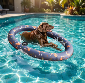 Flotador Inflable de PVC para Mascotas, Perros y Gatos, Directo de Fábrica, <span class=keywords><strong>Cama</strong></span> Flotante para Jugar en el <span class=keywords><strong>Agua</strong></span>, 140x96cm CI048 - Product Image 1