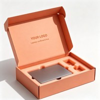 Boîte en papier personnalisable de haute qualité, robuste et recyclable, avec coussinets de protection pour ordinateur portable, moniteur et produits électroniques – Vente en gros