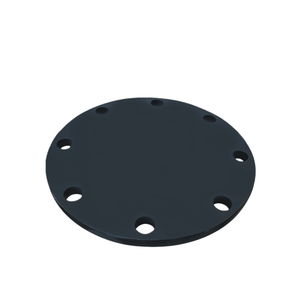 Bride aveugle plate pour tuyau, en acier au carbone industriel, filetée ronde, OEM - Product Image 1