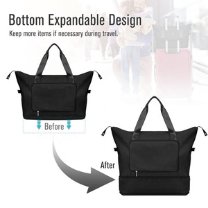 Sac de voyage sportif imperméable personnalisé, grande capacité, pliable, pour femme - Product Image 4