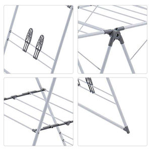 13M Gullwing折りたたみ式ドライクロススタンドラック衣類乾燥ラック洗濯用アウトドア用中国メーカー - Product Image 5