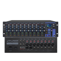 Support de mélangeur de console de musique en métal professionnel à 12 canaux Compatibilité 110-250V Dimensions 31.5x22.5x5.5cm pour la performance sur scène