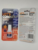 Bouteilles en plastique personnalisables à tube unique pour adhésif cyanoacrylate – Colle à forte adhérence écologique pour la construction