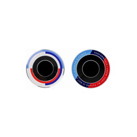 Jante de couverture centrale de moyeu de roue de voiture 50e anniversaire pour BMW, emblème d'insigne, accessoires extérieurs, 20 pièces, 56mm, 68mm, 10 broches