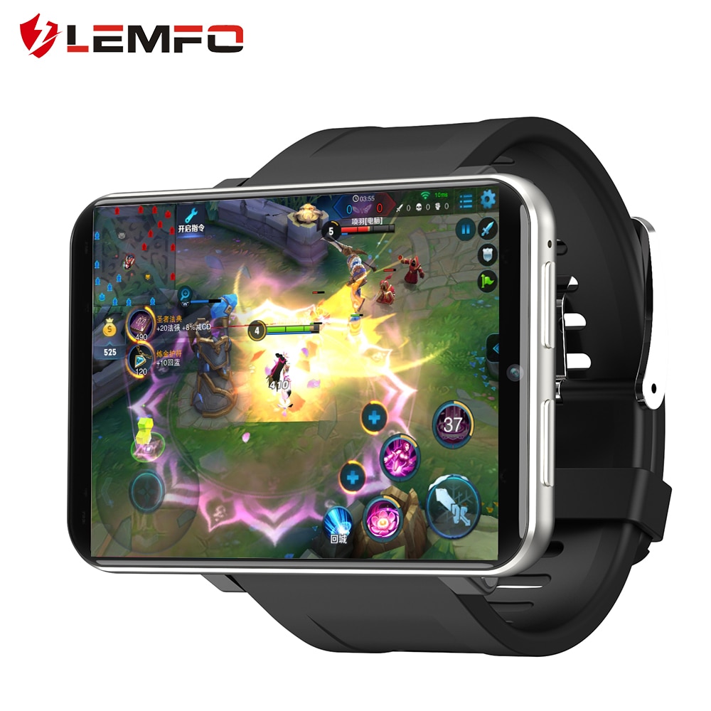 LEMFO LEMT 4G 2024 GPS lem t स्मार्ट वॉच एंड्रॉइड 7.1 3GB 32GB 5MP कैमरा 480*640 रिज़ॉल्यूशन 2700mah बैटरी पुरुषों की स्मार्टवॉच पुरुष