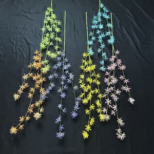 Junheyuan - Flor Artificial de Piña, Rama Individual, Amarillo, Rosa, Morado, Naranja, Rojo, Azul Cielo, Verde, Decoración Floral, Accesorio para Bodas - Product Image 2