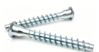 Sekrup Konfirmat Lubang Dangkal Hex Socket Countersunk, Sekrup Self-Tapping Berlapis Seng untuk Kabinet & Pekerjaan Kayu