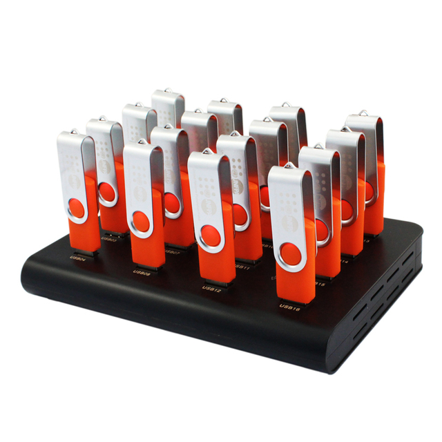 Custom 16-Port Industrial USB HUB with Powered Switch Charger Sync USB 2.0 Interface in Stock