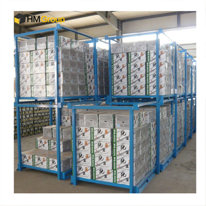 Bastidores fuertes de polvo de palet de <span class=keywords><strong>metal</strong></span> apilable de la industria de almacén de servicio pesado para sistema de almacenamiento - Product Image 6