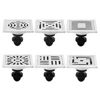 Desagüe de Piso de Doble Uso de 35 Pulgadas, de Acero Inoxidable Pulido, Minimalista Moderno, con Núcleo Magnético Antideslizante y Antirozaduras de 6 mm de Grosor