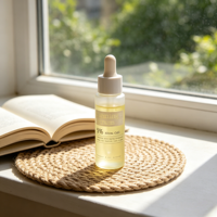 Botol Serum Kaca Grosir Botol Lotion Kaca Silinder Botol Kosmetik Kaca Bulat Perawatan Permukaan Warna Kustom