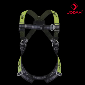 เข็มขัดนิรภัยแบบเต็มตัวเชื่อมต่อรวดเร็ว JODAH เชื่อมต่อแบบเชือกคู่ โพลีเอสเตอร์ความแข็งแรงสูง โลหะผสมเหล็ก ปรับความยาวได้ - Product Image 6