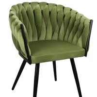 Chaises de salle à manger en velours pour cuisine, vente en gros, mobilier d'hôtel nordique moderne, mobilier de maison, chaise de salle à manger