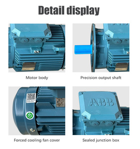 มอเตอร์เหนี่ยวนำแบบอะซิงโครนัสสามเฟส ABB M2QA 1-420HP IMB5 ประสิทธิภาพสูง IP55 แรงดันไฟฟ้า 380V AC ความถี่ 50/60Hz - Product Image 6