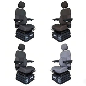 Siège d'opérateur universel confortable en cuir pour grue, cabine de voiture modifiée, engin de construction, siège de conducteur - Product Image 3