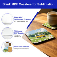 Ensemble de supports en acrylique au design moderne, production rapide, personnalisable, pour sublimation, accessoires de décoration de table