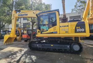 Excavadora Komatsu Pc200 usada en buen estado, 20 toneladas, hora baja, Original, Japón, sobre orugas, excavadora hidráulica, gran oferta, excavadora de PC200-8 - Product Image 4