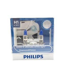 Ampoules de phares DiamondVision pour <span class=keywords><strong>H1</strong></span> 12V 55W 5000K, lumière blanche, neuves, 12258DV - Product Image 1