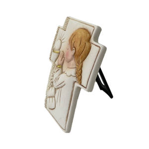 Adornos de resina de primera comunión <span class=keywords><strong>para</strong></span> niña, adornos de resina <span class=keywords><strong>para</strong></span> fiesta conmemorativa - Product Image 3