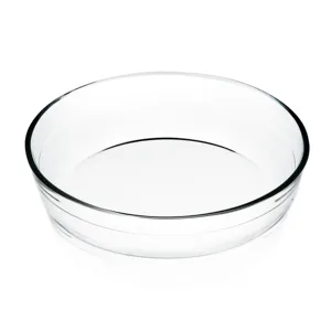 Linuo Non-Stick Round Rectangle Kitchen Baking Cake Pan Dish For Bread Borosilicate Glass Bakeware For Oven