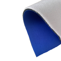 Tissu néoprène perforé respirant SBR SCR CR impression sur nylon polyester noir beige blanc pour le sport et le soutien médical