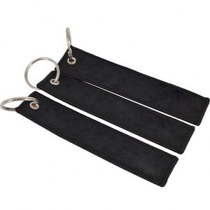 Zxx266 Porte-clés en tissu personnalisé avec logo vierge, style jet tag, brodé, motif anime, tissé - Product Image 4