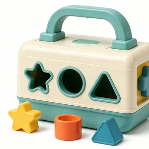 Wholesale Custom Montessori Plastic <b>Shape</b> Sorter Educational <b>Shape</b> Matching <b>Toy</b> Preschool Interactive Plastic Products Vietnam - Product Image 3