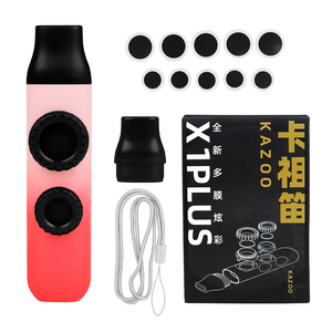 Nuevo producto de diseño Mini flauta Tik Tok acompañamiento en vivo Simple niños adultos instrumento Musical portátil Color degradado Kazoo - Product Image 6