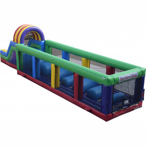 Gran carrera de obstáculos inflable del <span class=keywords><strong>Guerrero</strong></span>, Warrior Jump (Wipeout) -Venta de castillo hinchable, American Ninja Warrior Bounce House - Product Image 1