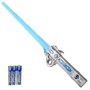 Sable de luz telescópico de alto rendimiento con inducción de cambio de color, espada láser de siete colores con LED intermitente, juguete dos en uno - Product Image 6
