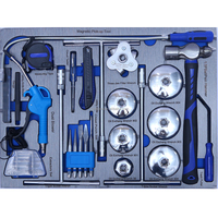 Ensemble d'outils professionnels pour mécaniciens de 424 pièces, coffret rigide, kit de réparation domestique en acier ODM, tiroirs, mousse EVA, ensemble d'outils de garage