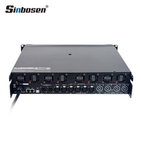 Amplificateur de puissance DSP Sinbosen DSP-10Q 4 canaux, écran tactile, nouveau, 1350w