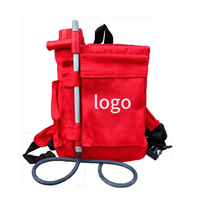 Pulvérisateur à dos rouge pour pompier forestier 18L avec une portée de pulvérisation de 10m