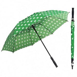 Parapluie droit promotionnel imperméable pour le golf avec protection UV, ouverture semi-automatique, logo personnalisé pour cadeaux d'affaires - Product Image 1