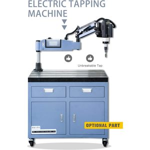 Máquina Roscadora Eléctrica con Brazo de 1200 mm, Rotación Universal de 360 Grados, con Mandriles ANSI para Roscado de Metales No Ferrosos - Product Image 4