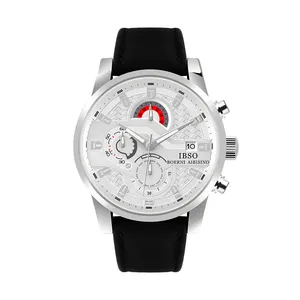 IBSO 2024 New Men's Luxury Quartz Watches 6 Pins Chronograph Men Watches 6860G