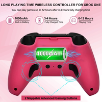 Control Inalámbrico LR de 2.4GHz con Joystick, Giroscopio de Seis Ejes, Motor de Vibración, Botón Turbo, Conector para Auriculares, Molde Privado para One