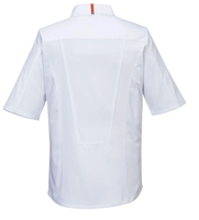 Nouvelle veste de chef d'été, uniforme de chef, chemise de service alimentaire pour restaurant, hôtel, blouse de chef à dos en maille respirante, unisexe, couleur personnalisable