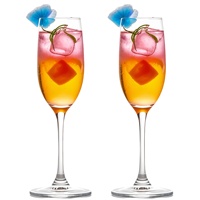 Verre transparent en forme de coeur restaurant mariage flûte verre à champagne européen créatif métal incrusté diamant verre à vin