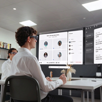 Lunettes intelligentes sans fil IA AR avec caméra 16MP, 8+128 Go, écran Micro-OLED couleur 1080P, assistant vocal IA, SDK ouvert pour le jeu