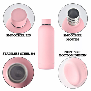 ขวดน้ำโลโก้สั่งทำ แก้วหลากสี ขวดน้ำสแตนเลสสองชั้นเก็บความร้อน-เย็น สำหรับกิจกรรมกลางแจ้ง ปากแคบ - Product Image 3