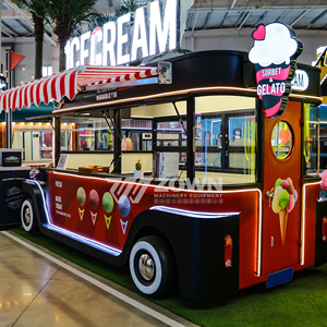 Innovative mobile food trucks, fully equipped ice cream trucks, ice cream carts, <b>trailer</b>-style food trucks. - Product Image 3