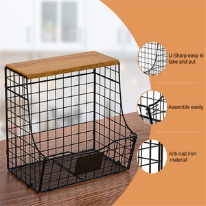 Étagère de rangement multifonctionnelle en acier inoxydable pour cuisine, panier de rangement pour légumes et fruits, à poser sur comptoir, non pliable - Product Image 1