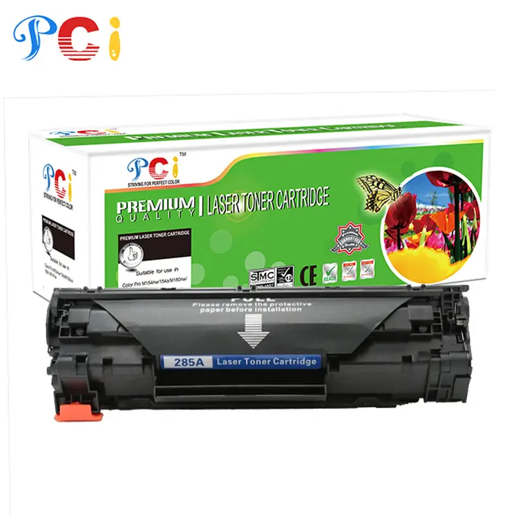 Cartouche de toner pour imprimantes HP laser P1005 P1006, 5 pièces, Compatible avec les imprimantes CB435A, 435A, 35A, CRG712, CRG912, CRG312