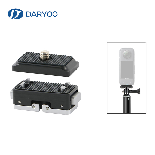 Daryoo Magnetic Quick Release Mount for Insta360 AcePro2 Metal Quick Release Base for Insta360 AcePro2 Sport Camera Accessories