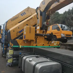 Çin xcm g sqz500k 18 ton knuckle bomlu kamyon monte vinç satış